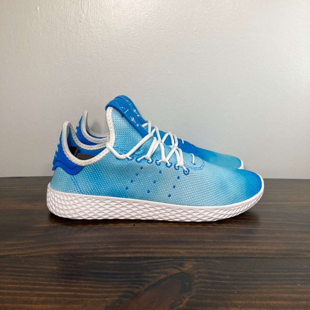 Adidas Pharrell Williams HU Human Race Marble Blue Tennis Sneakers Size 6.5